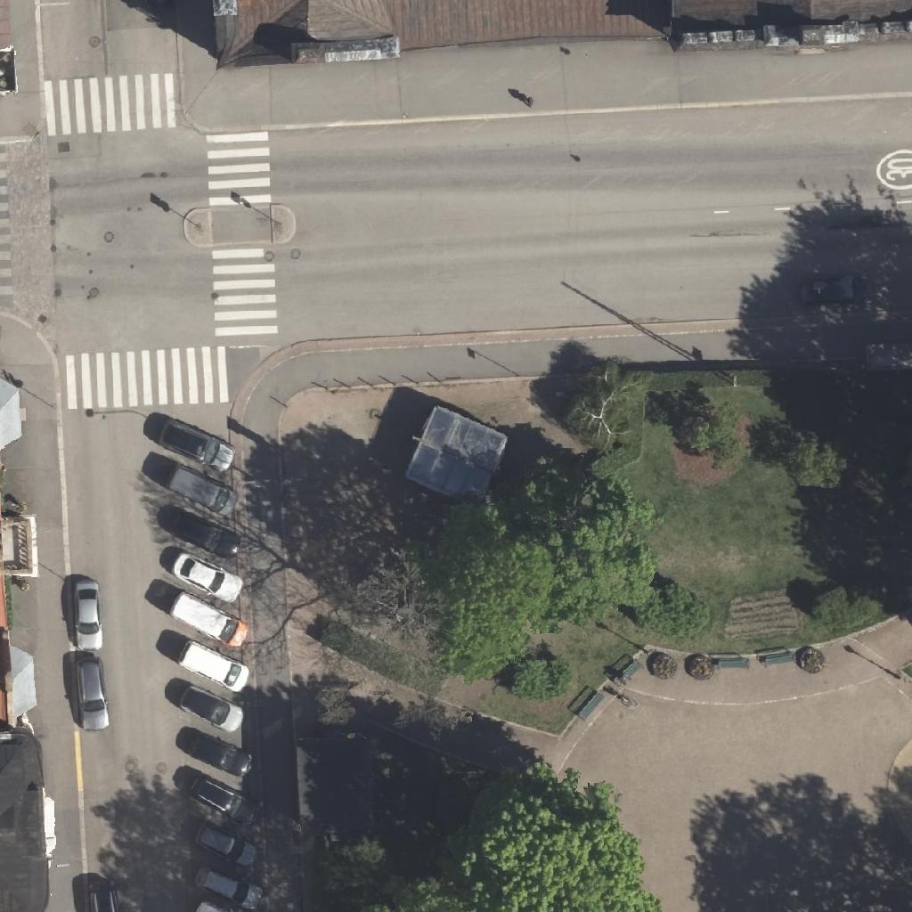 Espan Kulma: terassi ilmakuvassa, Helsinki