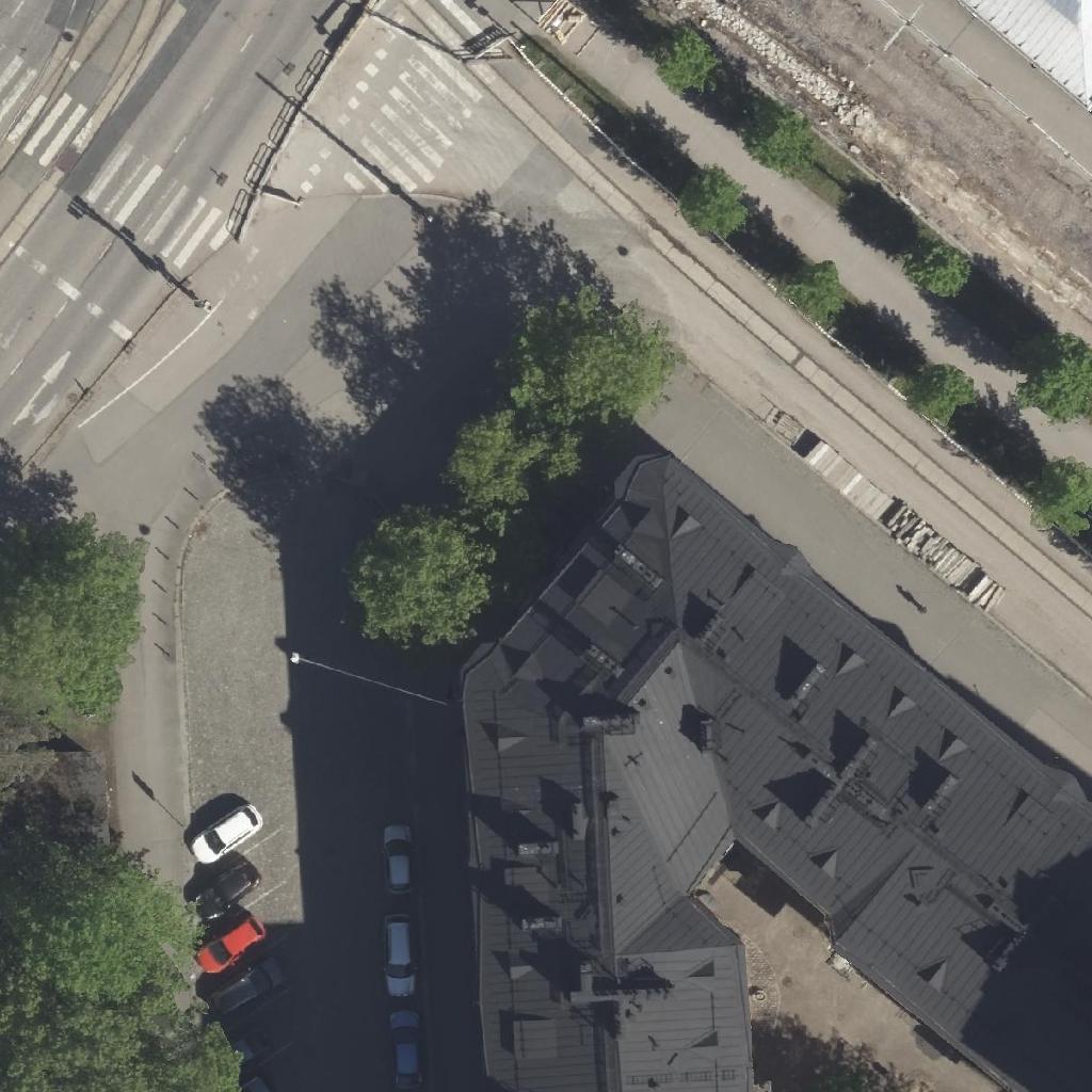 Pikku Eden: terassi ilmakuvassa, Helsinki