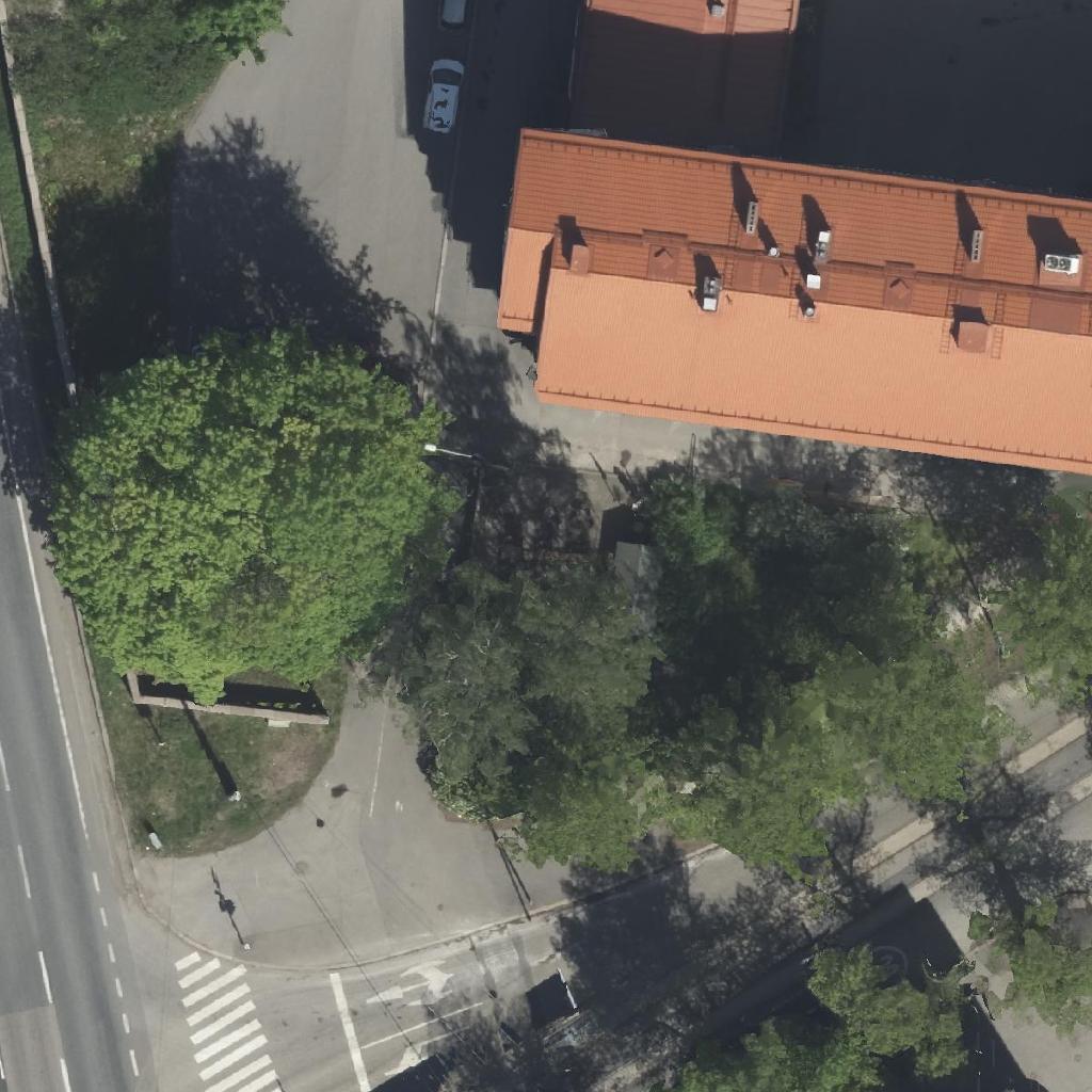Pub Päätön Kana: terassi ilmakuvassa, Helsinki
