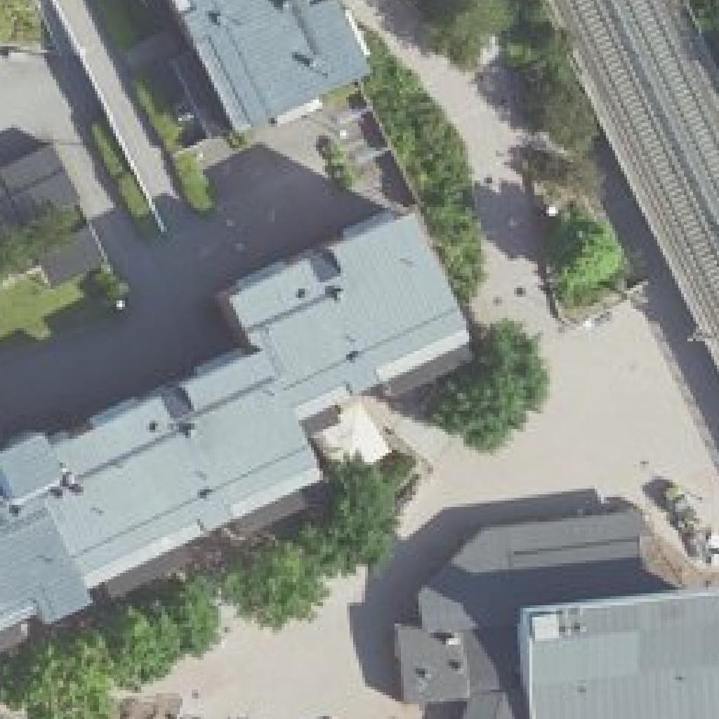 Laiska Kissa: terassi ilmakuvassa, Vantaa
