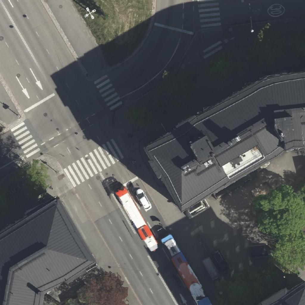 Alppilan Kultainen Kulaus: terassi ilmakuvassa, Helsinki