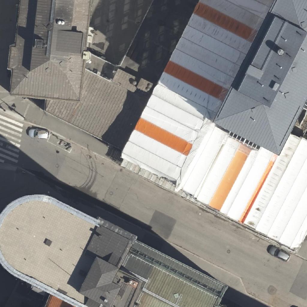 Boa & Bim: terassi ilmakuvassa, Helsinki