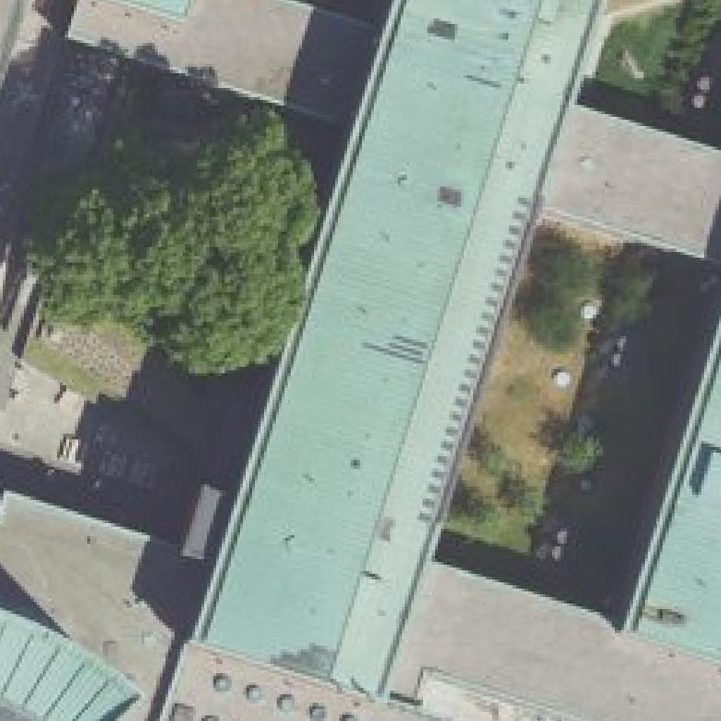 Factory Otaniemi: terassi ilmakuvassa, Espoo