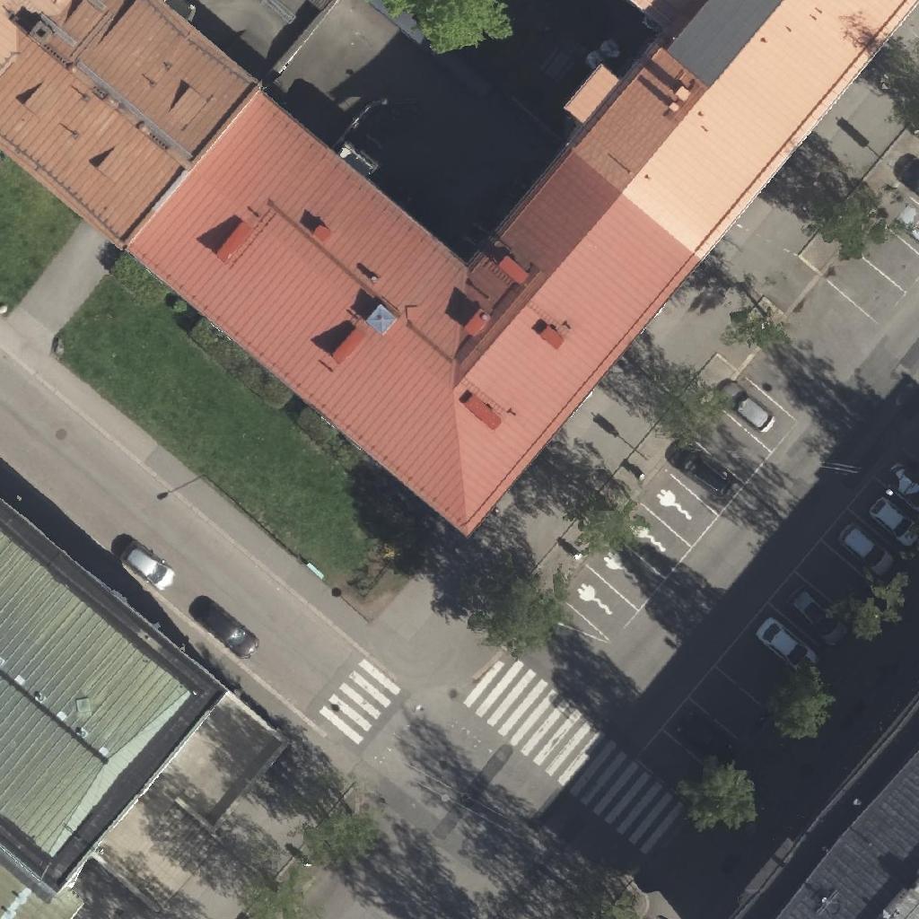Lintsi Cafe: terassi ilmakuvassa, Helsinki