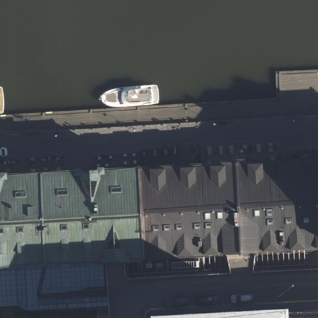 Flät no 14: terassi ilmakuvassa, Helsinki