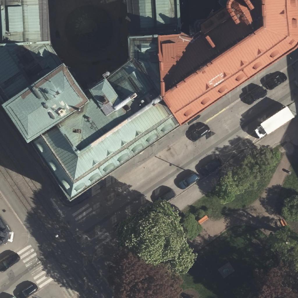 Vanha Paja: terassi ilmakuvassa, Helsinki