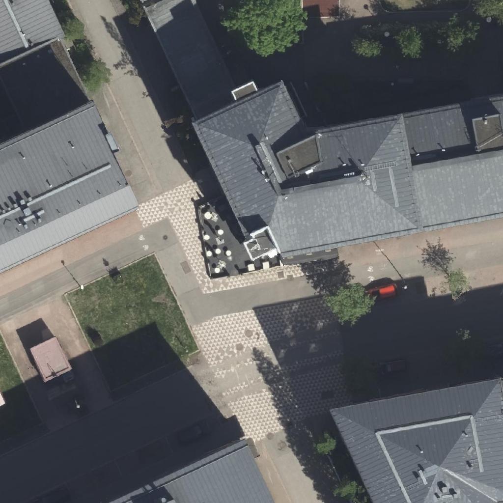 Pub Huopis: terassi ilmakuvassa, Helsinki