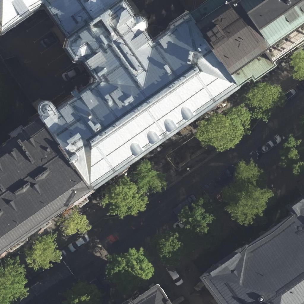 Terassialue Ravintola Karl- Johan Oy: terassi ilmakuvassa, Helsinki