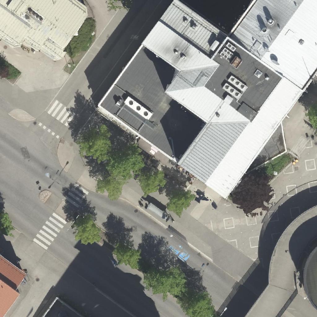Kannel Pub: terassi ilmakuvassa, Helsinki