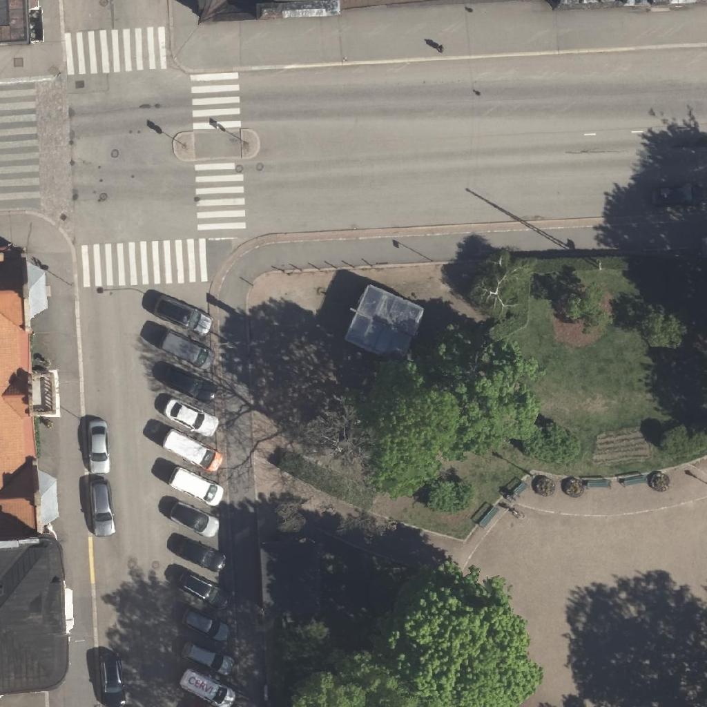 Ravintola Svenska Klubben: terassi ilmakuvassa, Helsinki