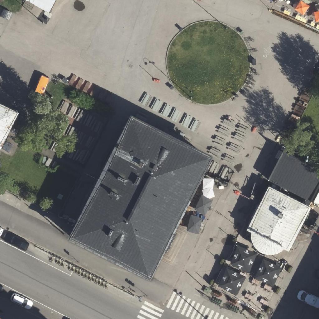 Palema: terassi ilmakuvassa, Helsinki