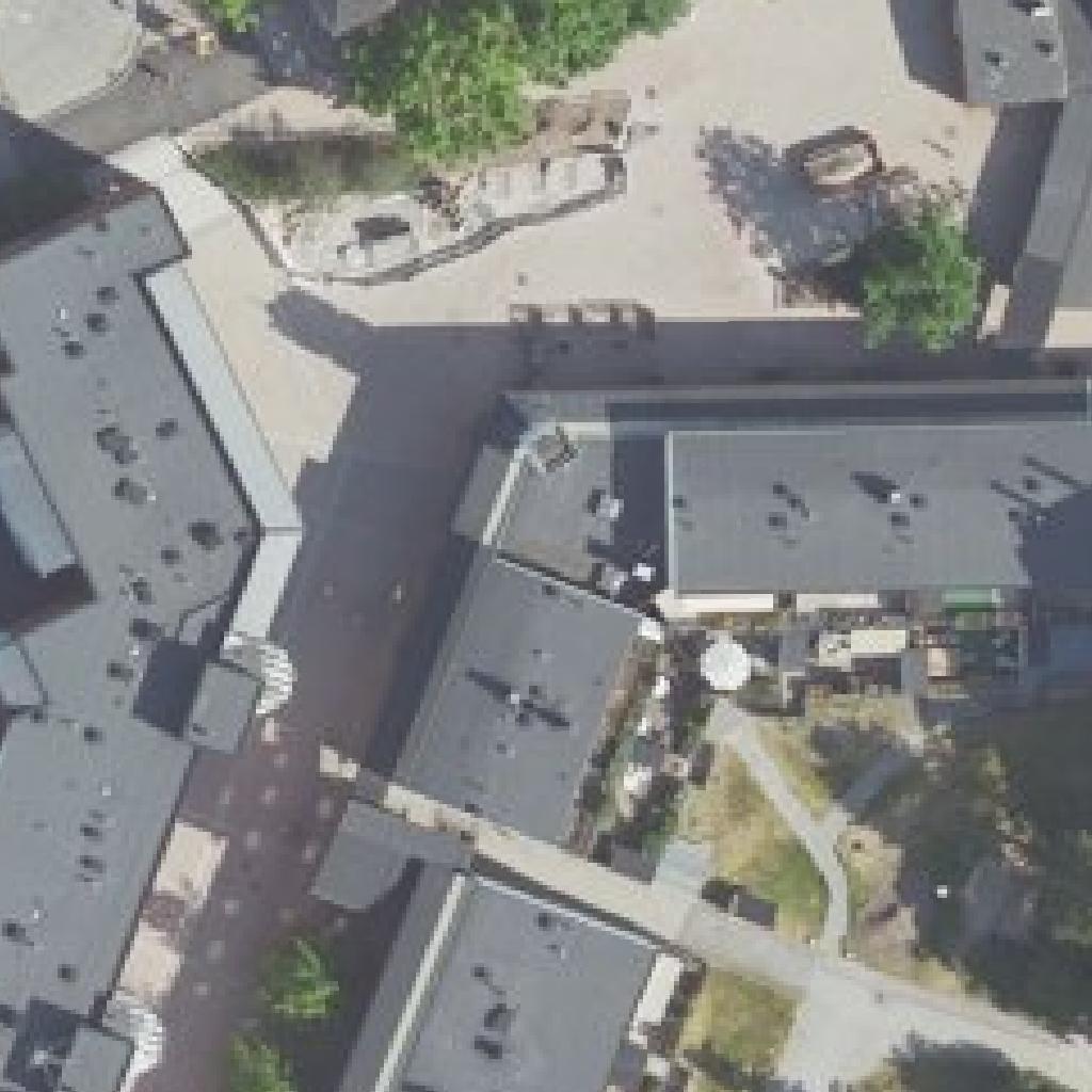 Olutravintola Malmgård: terassi ilmakuvassa, Vantaa