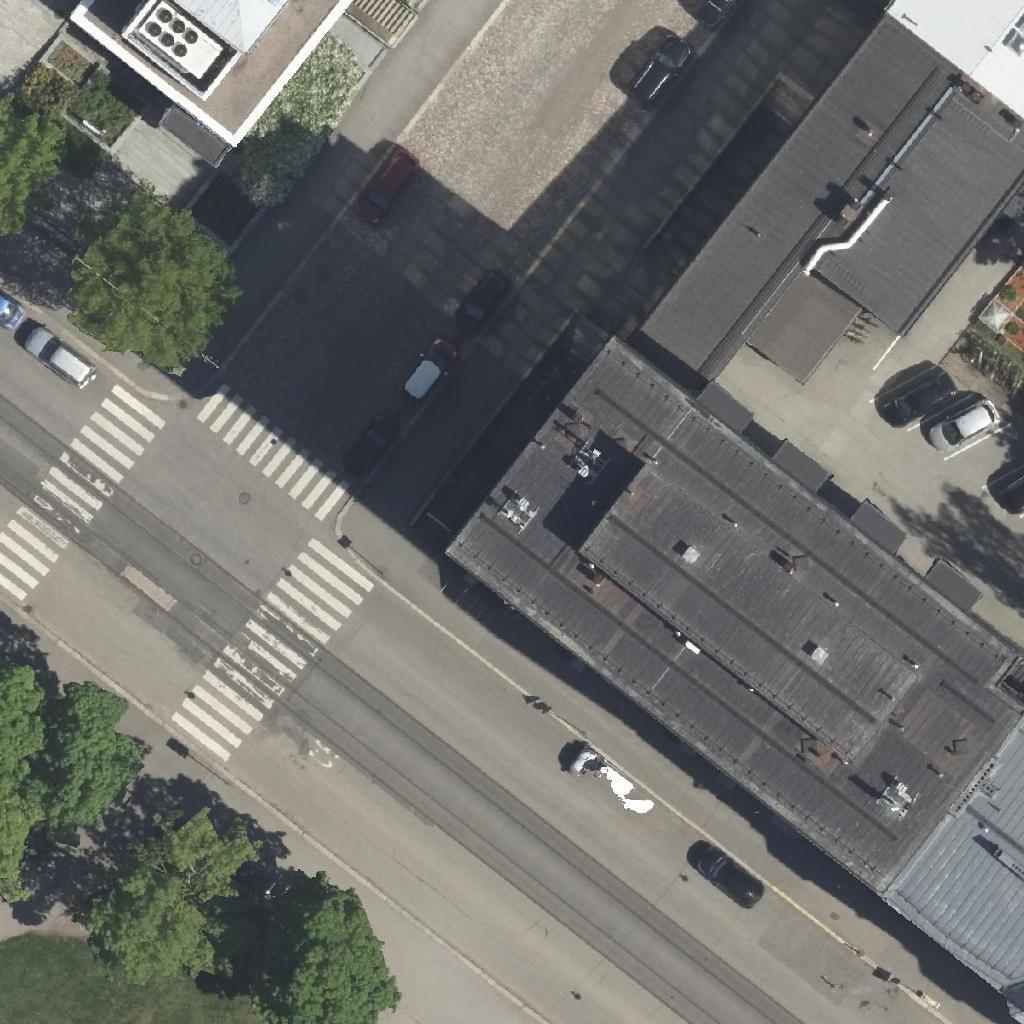 Musta Kissa: terassi ilmakuvassa, Helsinki