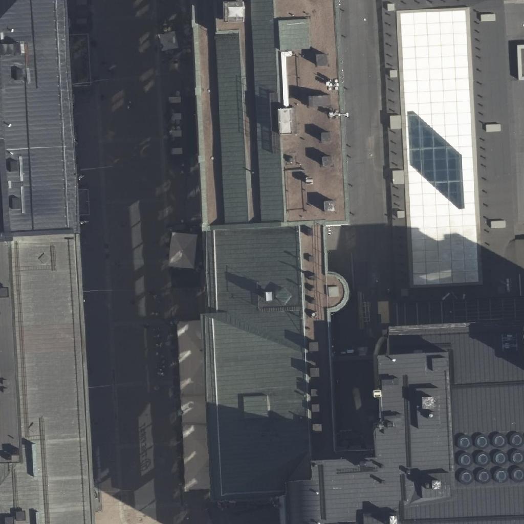 Belge: terassi ilmakuvassa, Helsinki