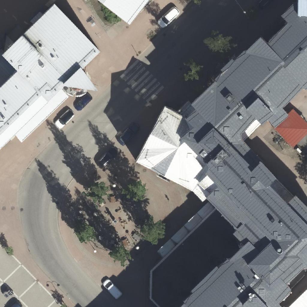 Ravintola Tilkanranta: terassi ilmakuvassa, Helsinki
