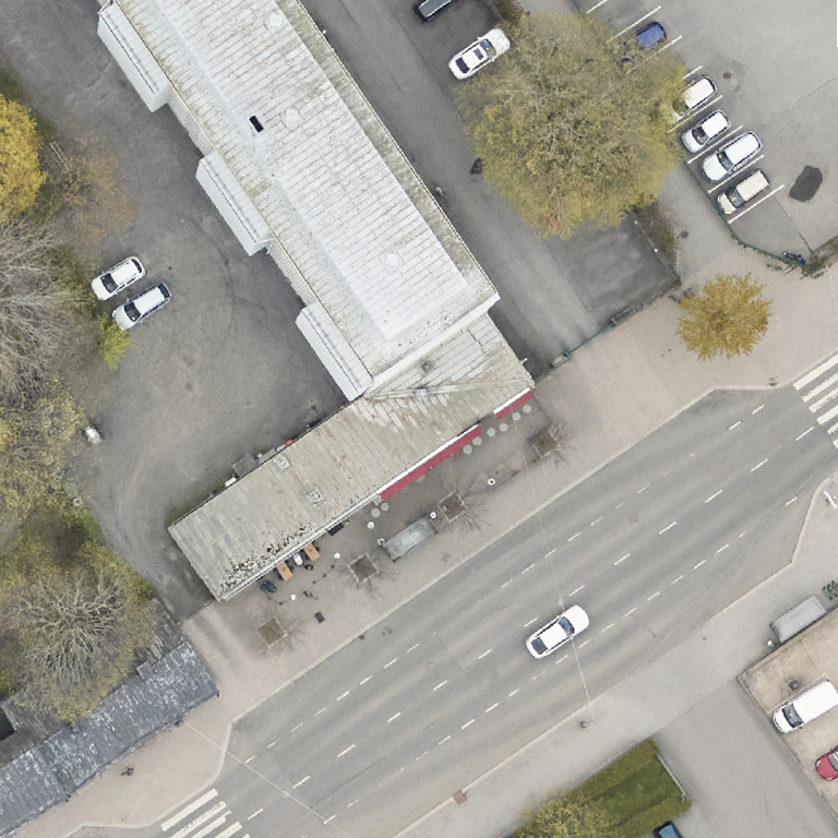 Pelimies: terassi ilmakuvassa, Turku