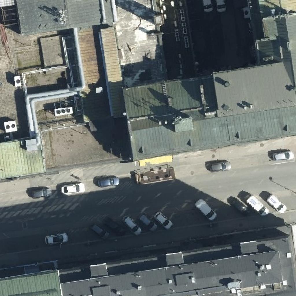 Kumma Bar & Street Kitchen: terassi ilmakuvassa, Tampere