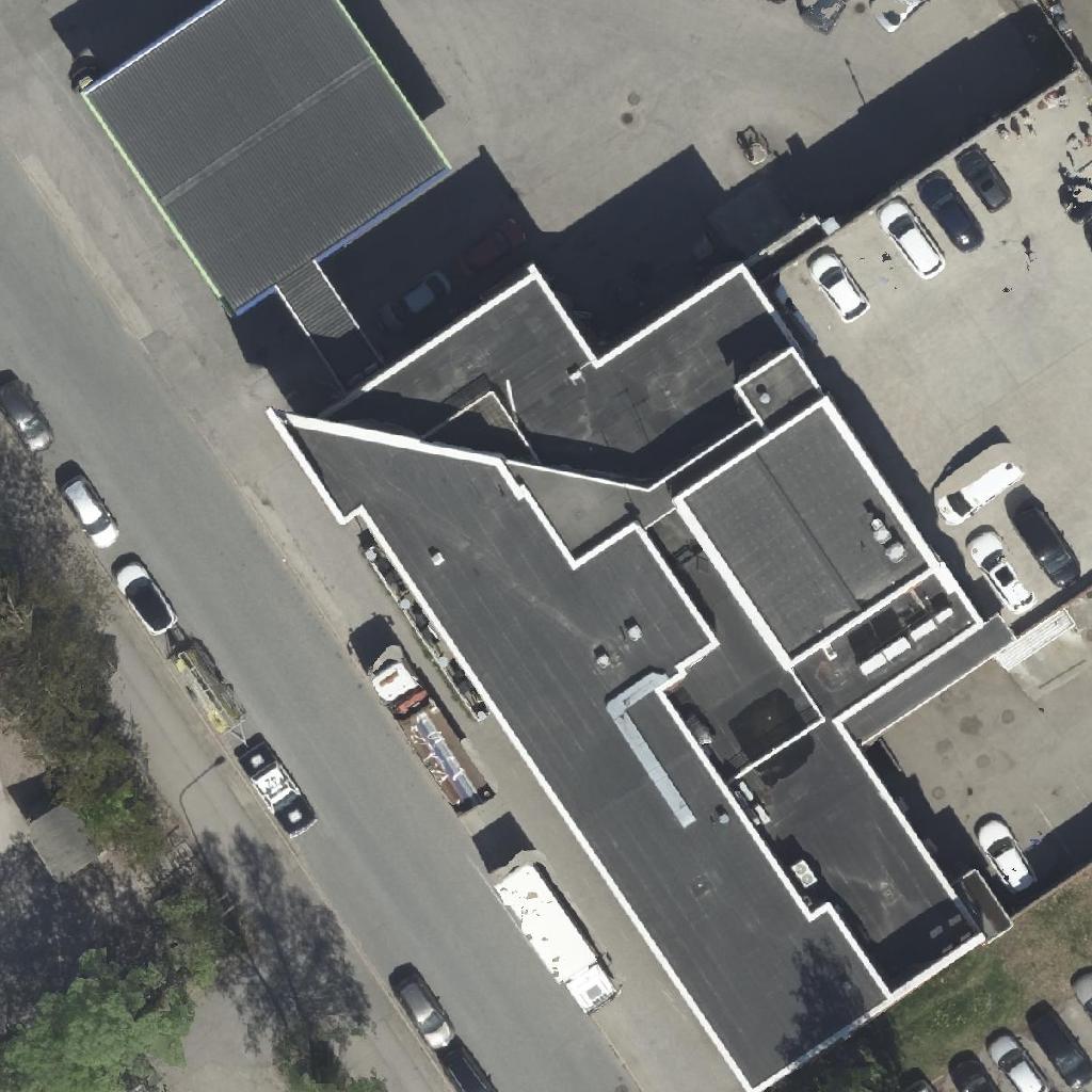 Huili: terassi ilmakuvassa, Helsinki