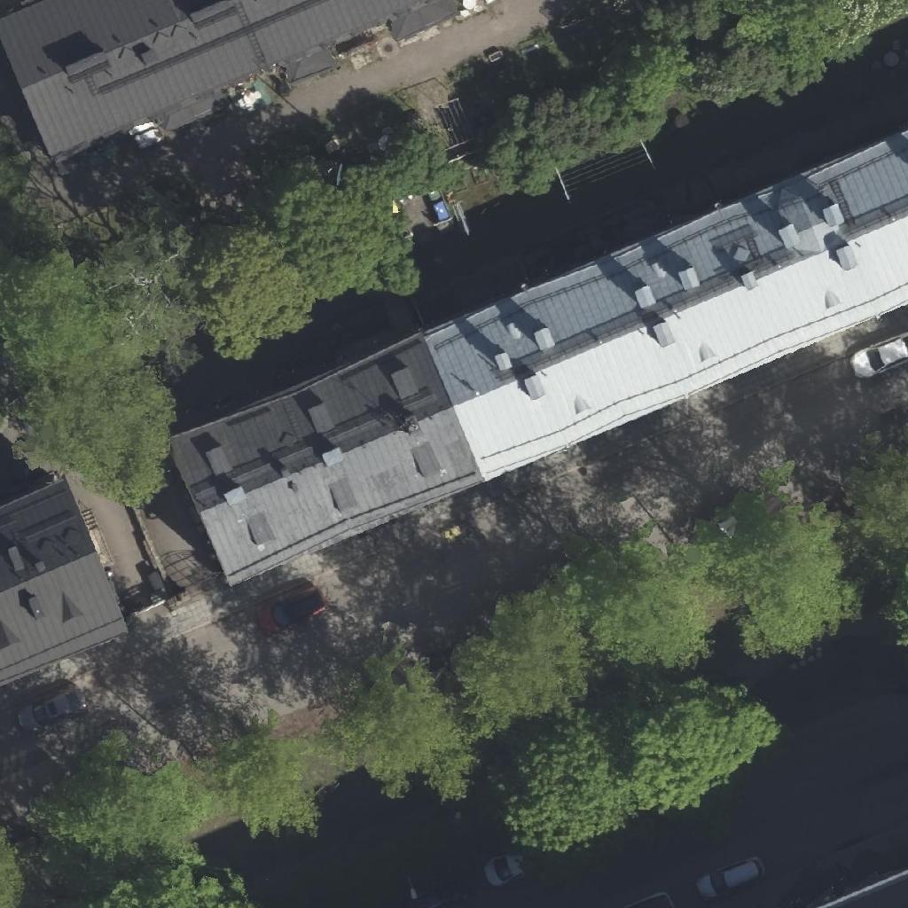 Helsingin Kahvipaahtimo: terassi ilmakuvassa, Helsinki