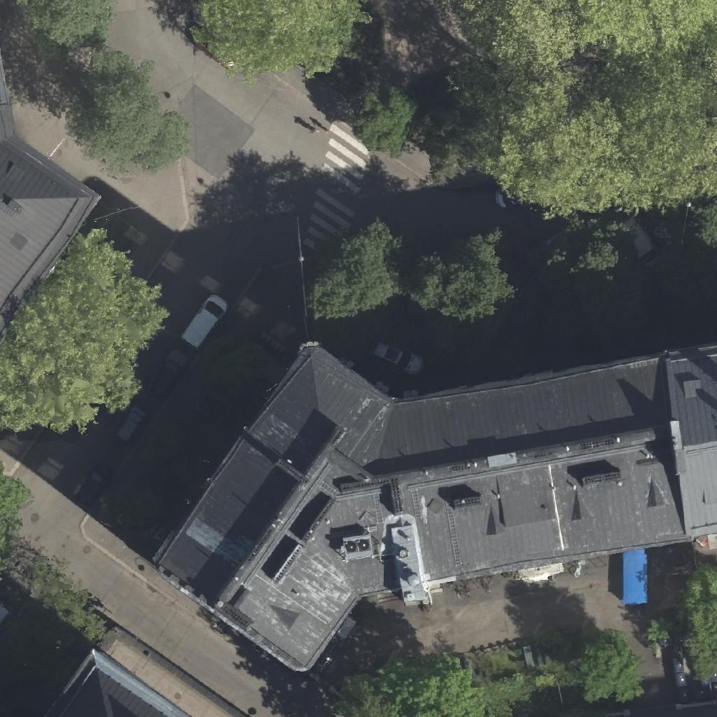 Harju8: terassi ilmakuvassa, Helsinki
