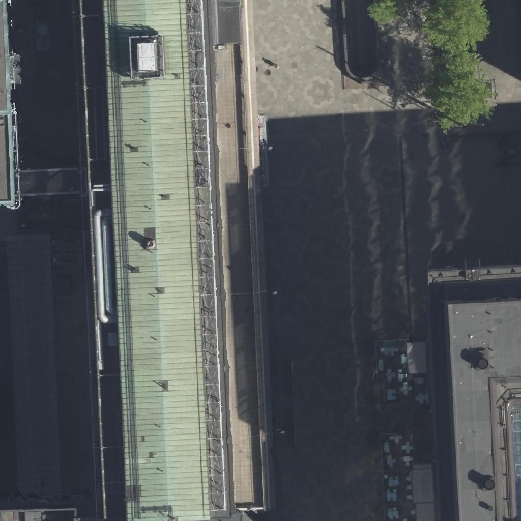 Nivo Helsinki Keskuskatu: terassi ilmakuvassa, Helsinki