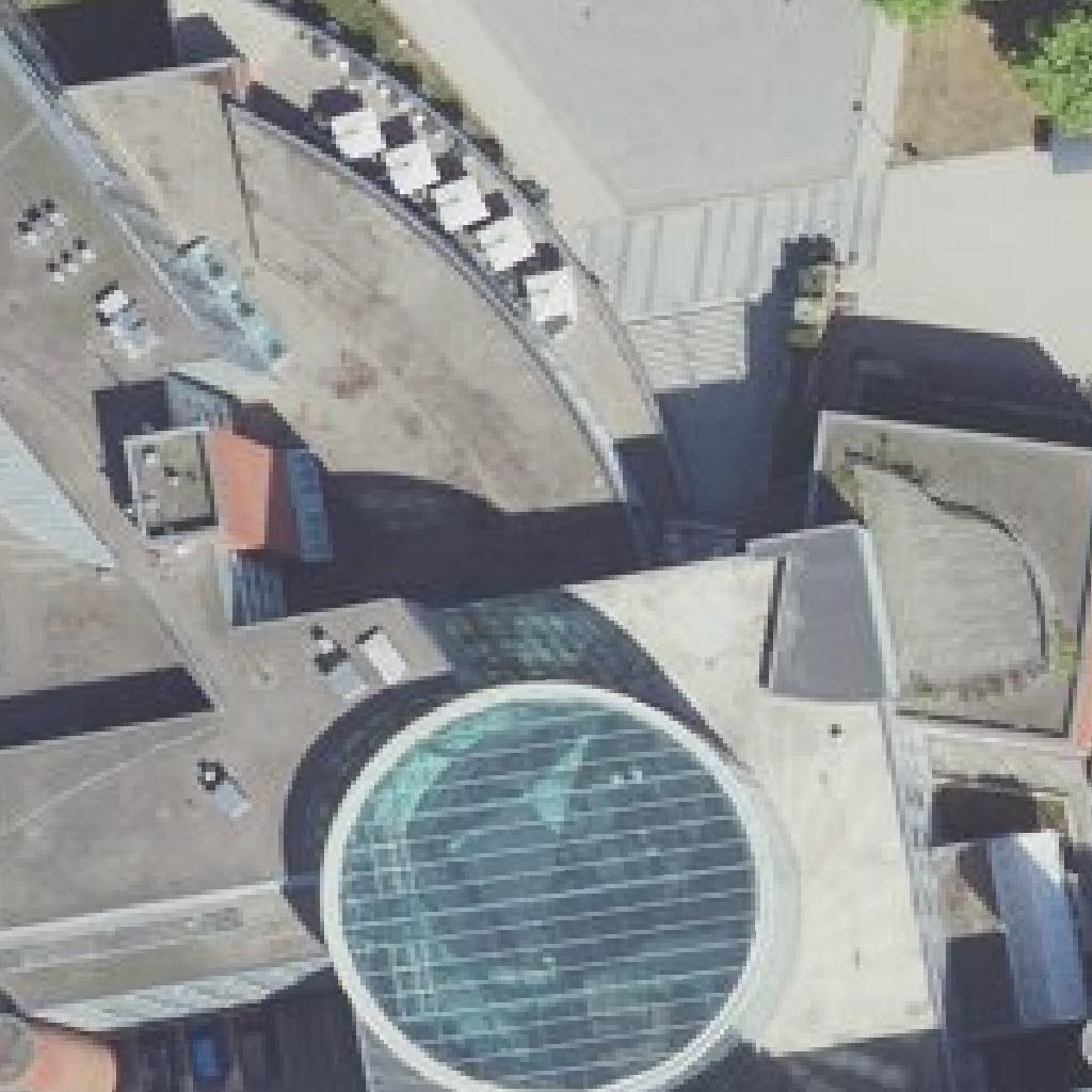 RE5T4UR4NT HEHKU: terassi ilmakuvassa, Espoo