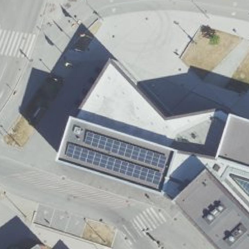 Arvo: terassi ilmakuvassa, Espoo