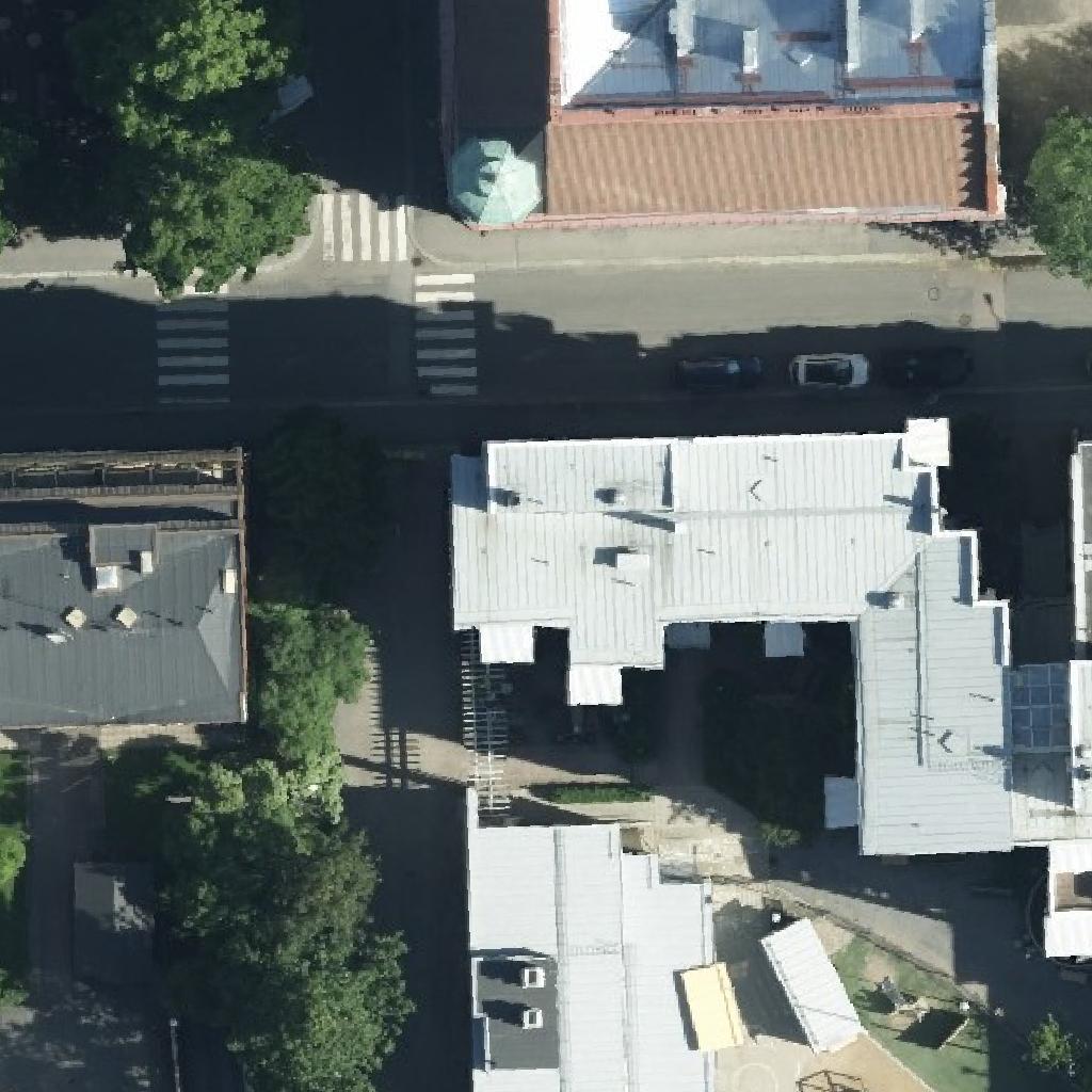 Kasvisravintola Gopal: terassi ilmakuvassa, Tampere
