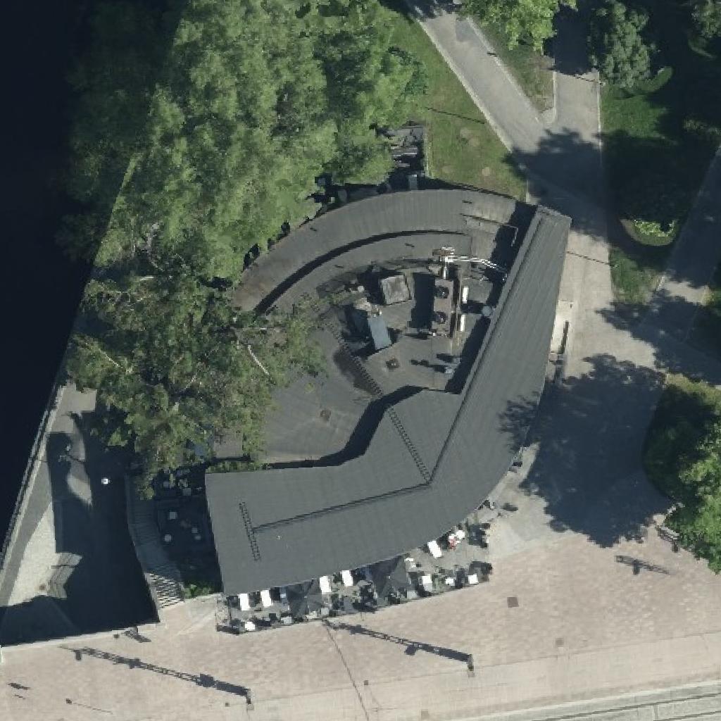 Puisto: terassi ilmakuvassa, Tampere