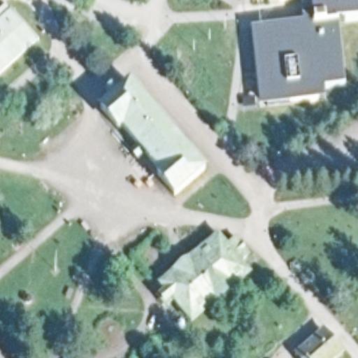 Cafe Kampus: terassi ilmakuvassa, Raahe