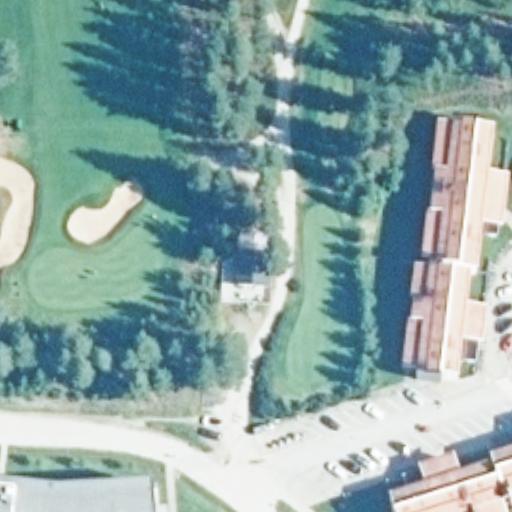 Golfkahvila Chip-in: terassi ilmakuvassa, Sotkamo