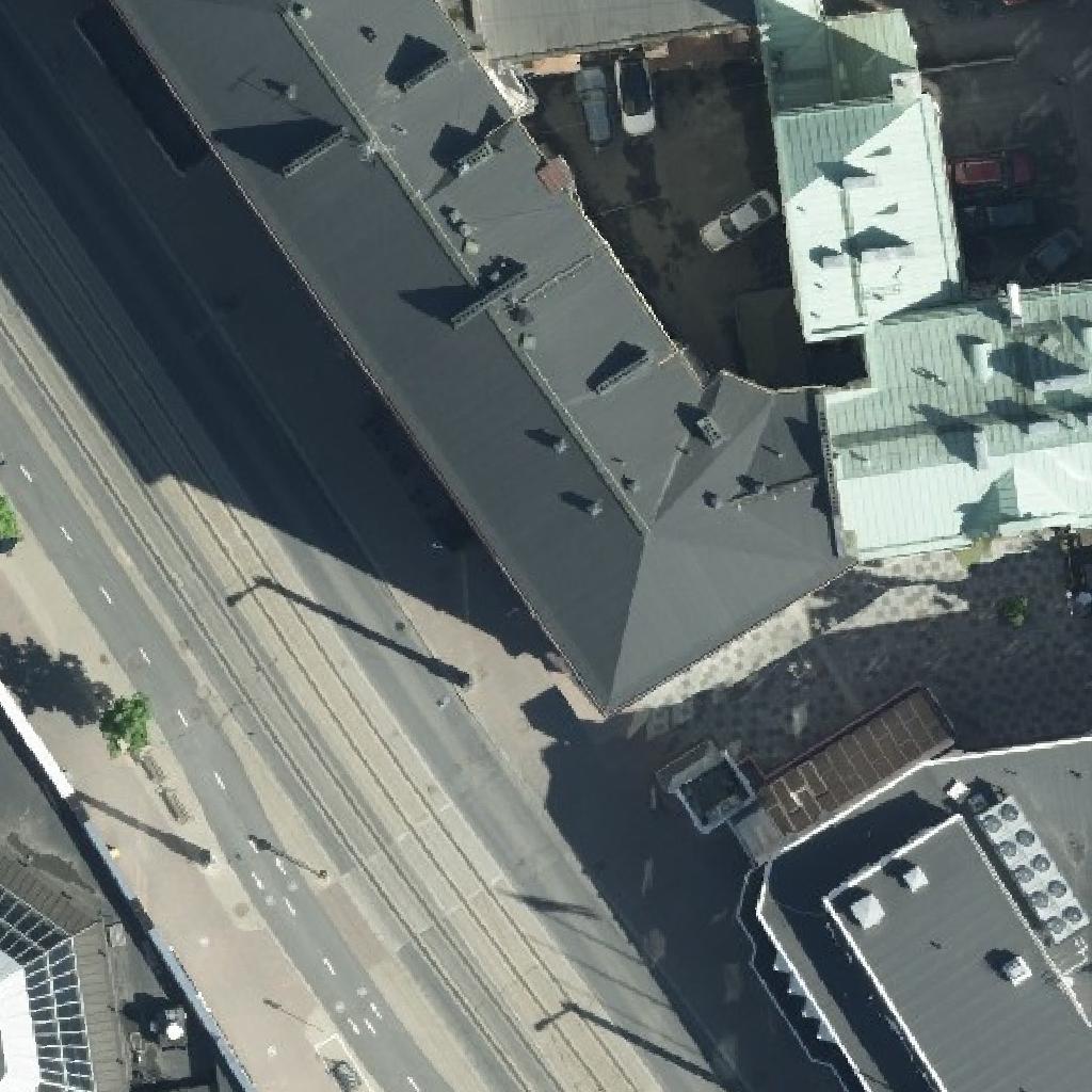 Ravintola Sayam9: terassi ilmakuvassa, Tampere
