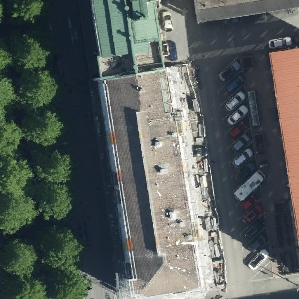 Ravintola Kopo: terassi ilmakuvassa, Tampere