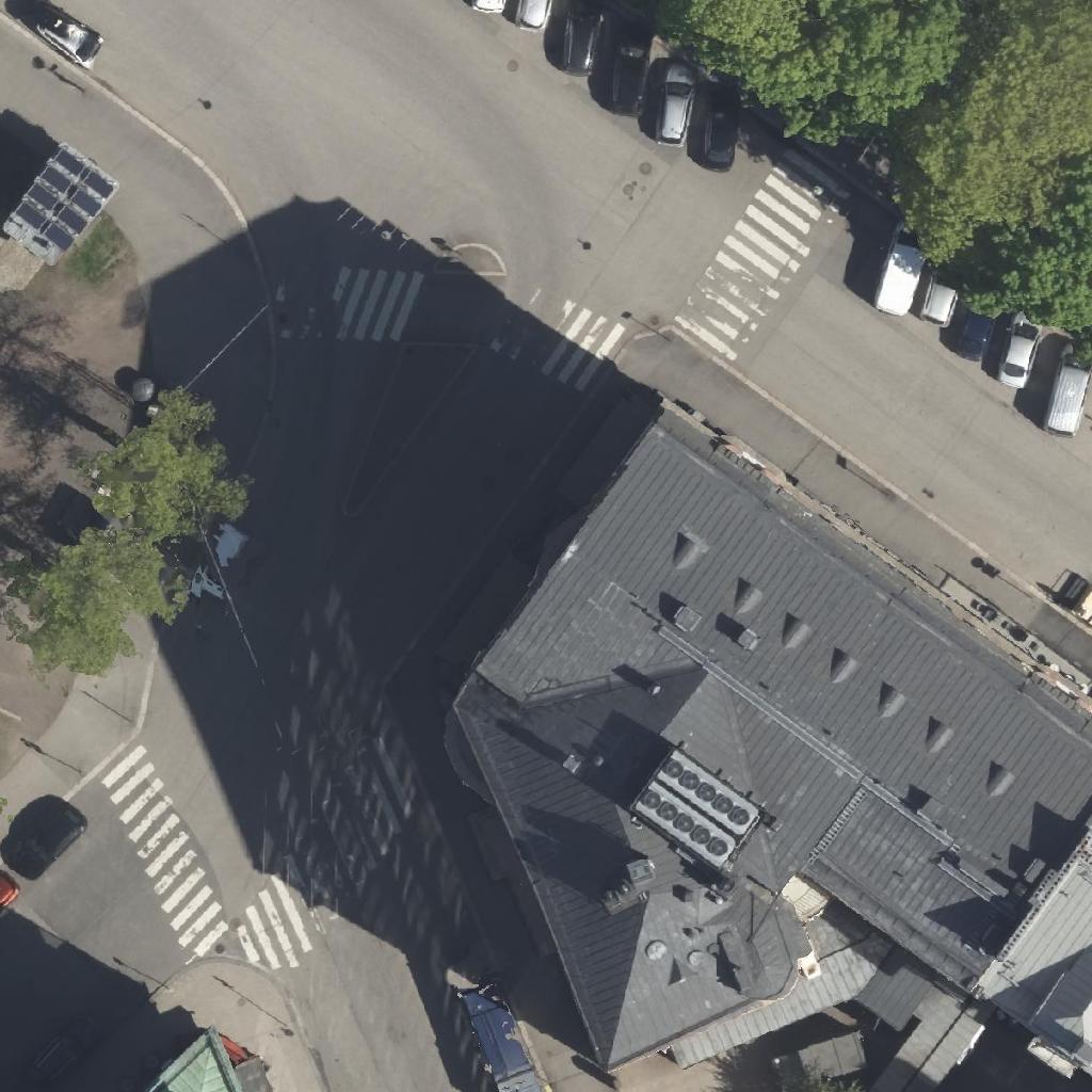 Manala: terassi ilmakuvassa, Helsinki