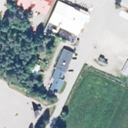 Peikon Pesä: terassi ilmakuvassa, Posio