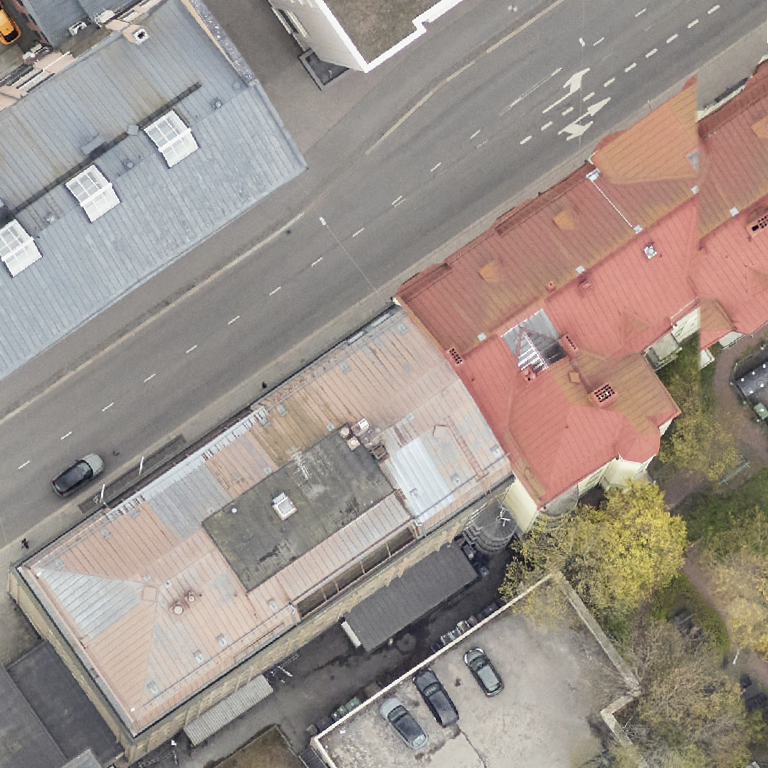 Pikku-Torre: terassi ilmakuvassa, Turku