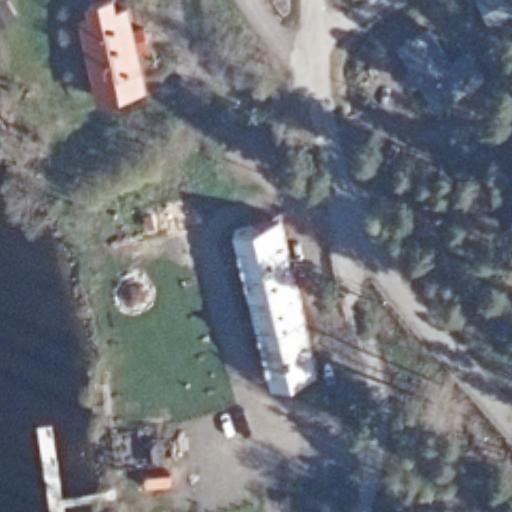 Virtakiven Sauna: terassi ilmakuvassa, Kouvola