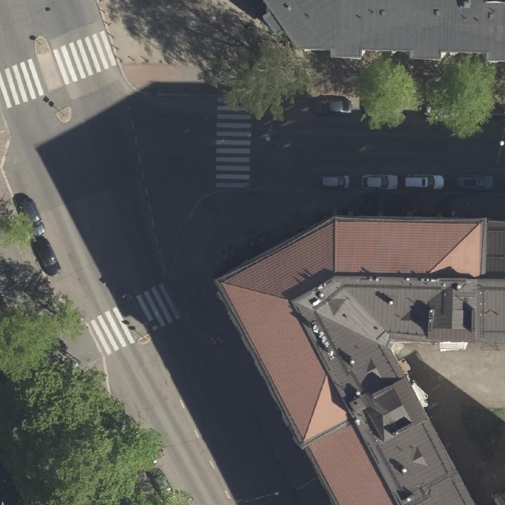 Fazer Cafe Töölö: terassi ilmakuvassa, Helsinki