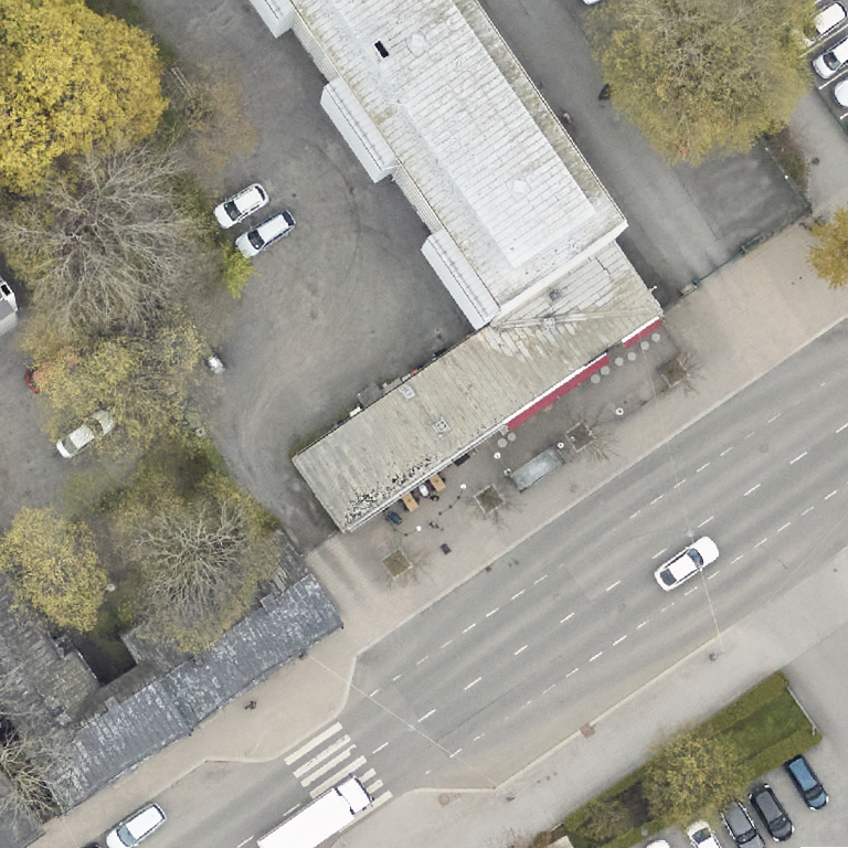 Norsu: terassi ilmakuvassa, Turku