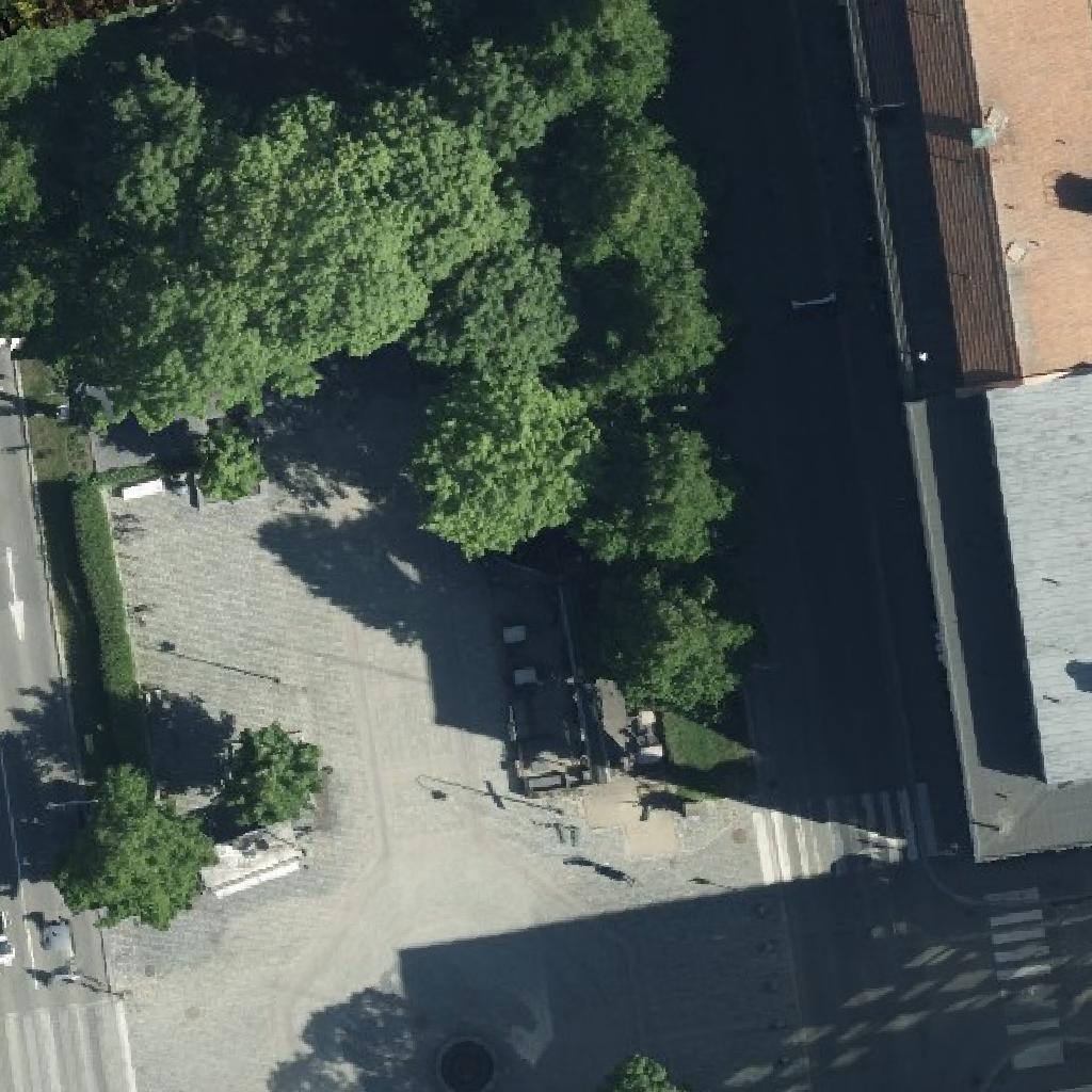 Ukkometso terassi: terassi ilmakuvassa, Tampere