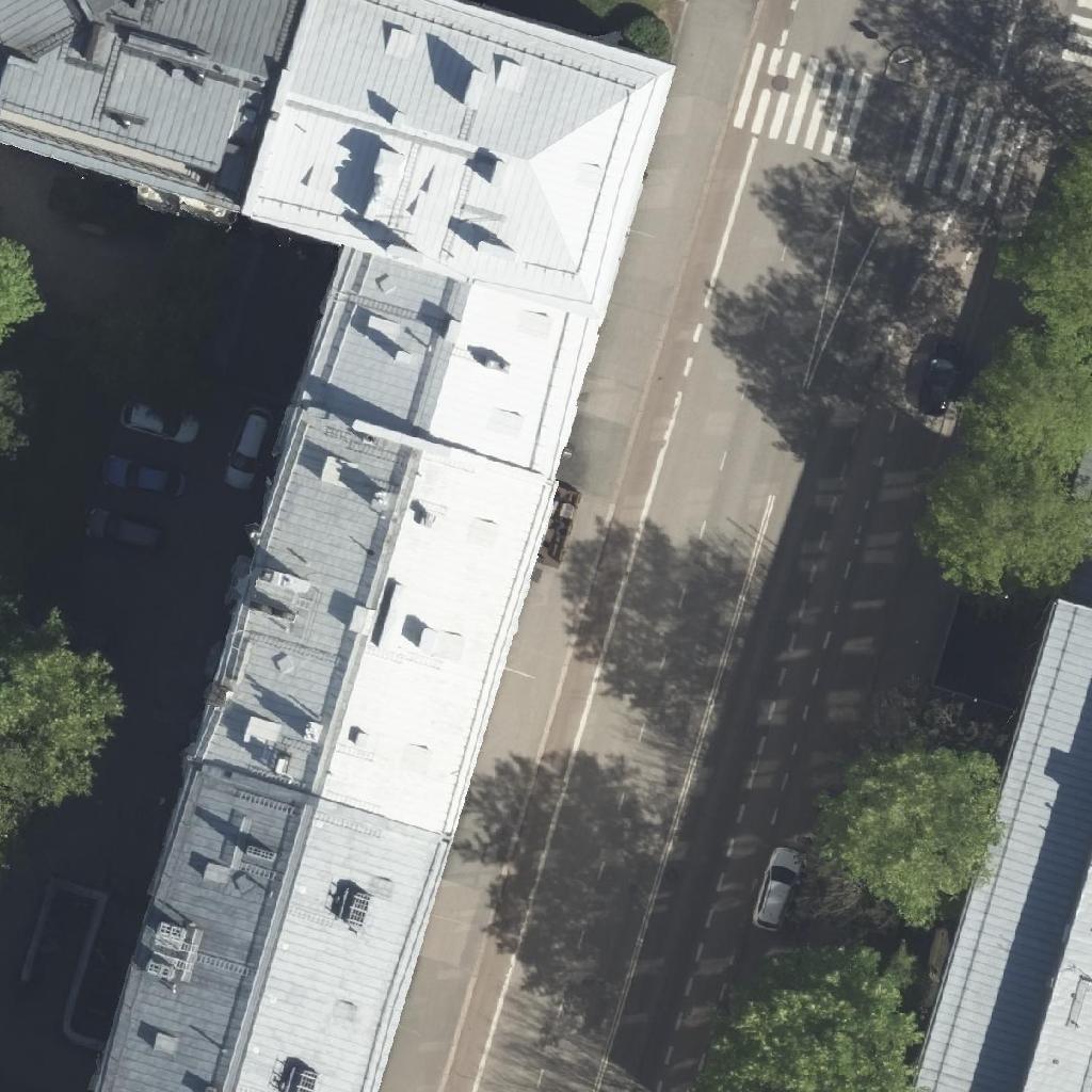 Kesäterassi Kallionhovi: terassi ilmakuvassa, Helsinki