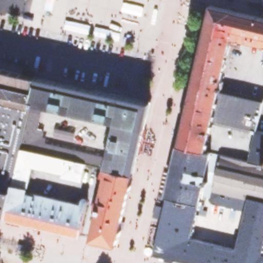 Petras Cafe: terassi ilmakuvassa, Pori