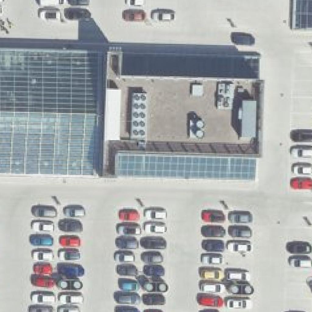 Sello kesäterassi: terassi ilmakuvassa, Espoo