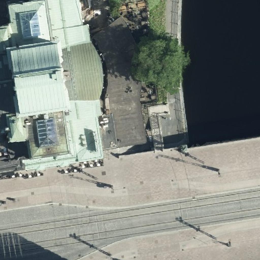 Tillikka: terassi ilmakuvassa, Tampere