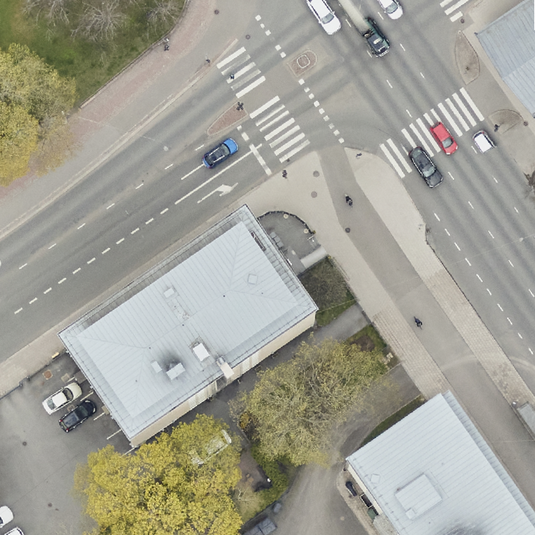 Korona: terassi ilmakuvassa, Turku