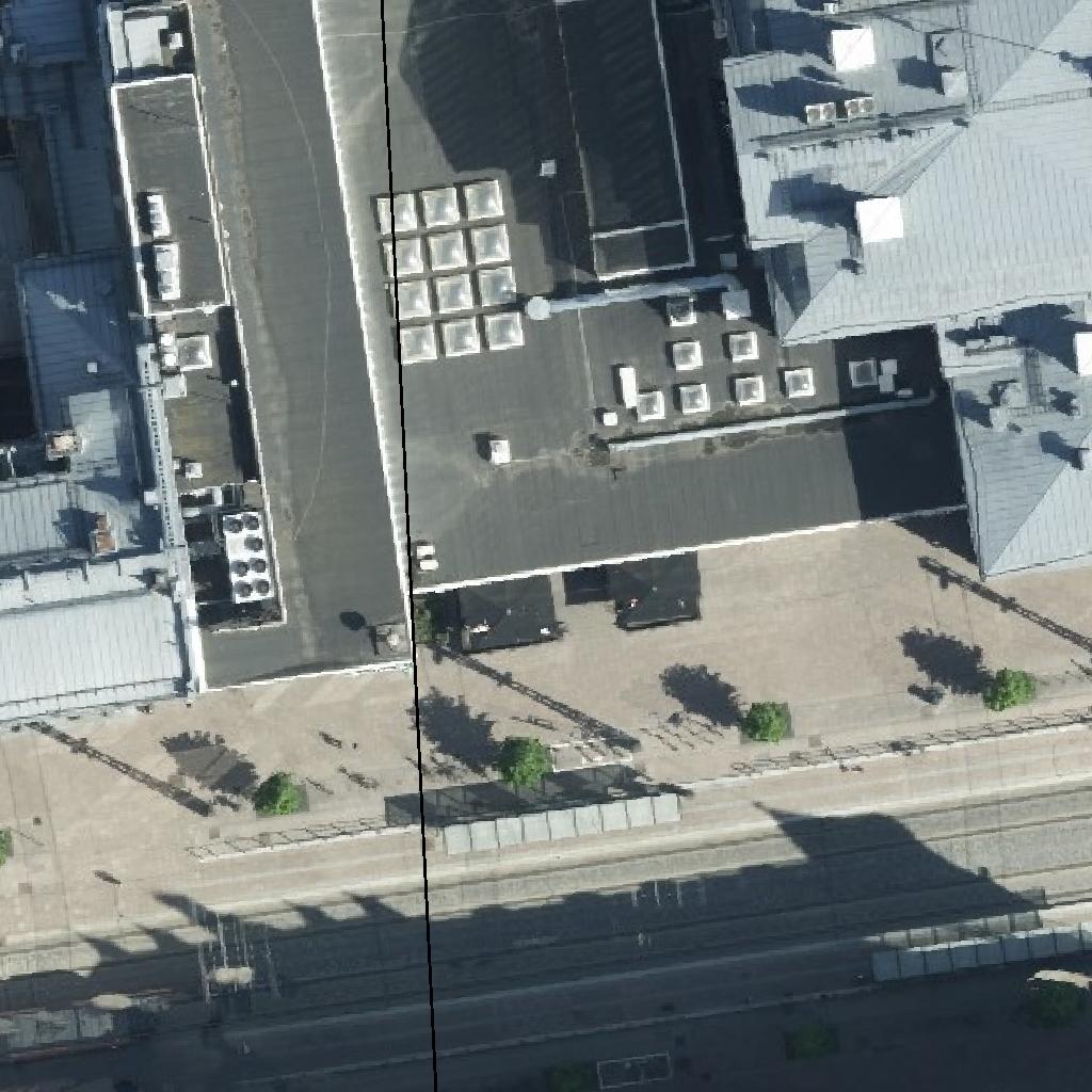 The Old Irish Pub: terassi ilmakuvassa, Tampere