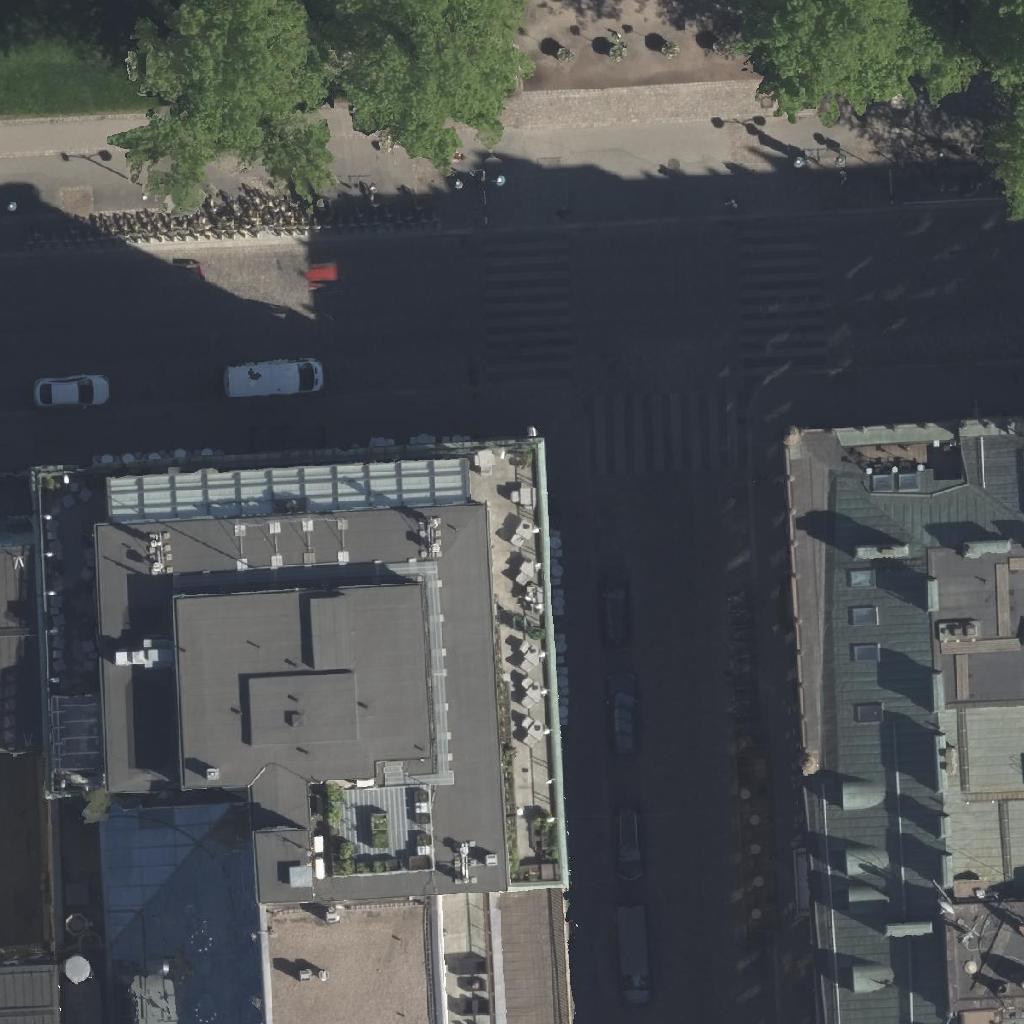 Café Savoy: terassi ilmakuvassa, Helsinki