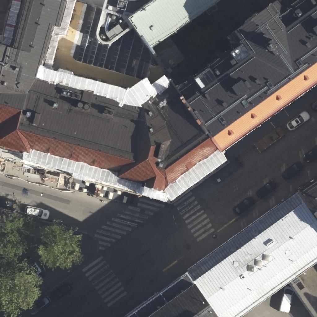 Viinibaari APOTEK: terassi ilmakuvassa, Helsinki