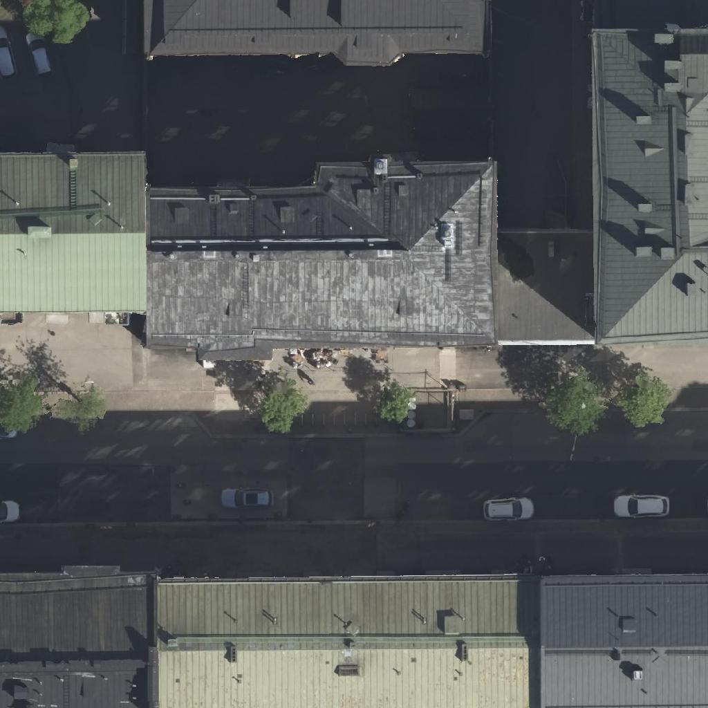 Ravintola Willihanhi: terassi ilmakuvassa, Helsinki