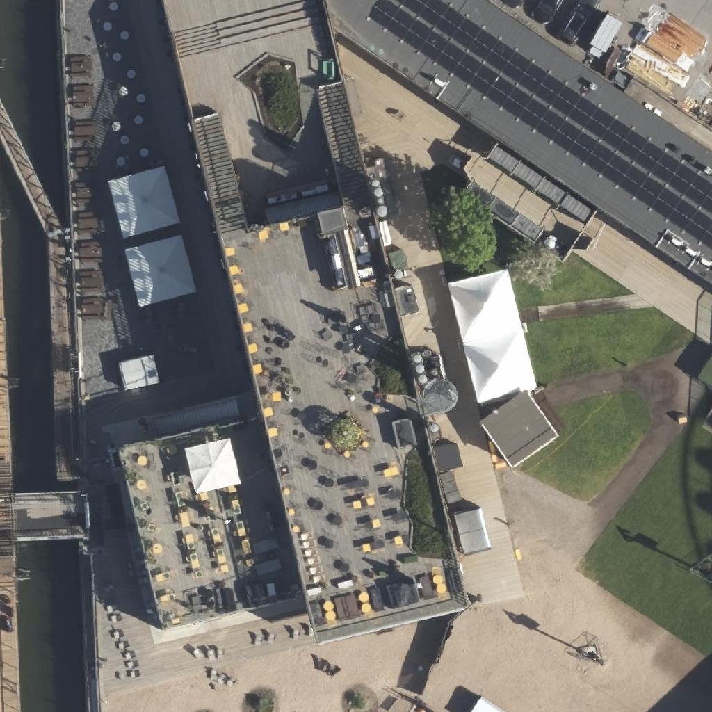 Seagrill: terassi ilmakuvassa, Helsinki